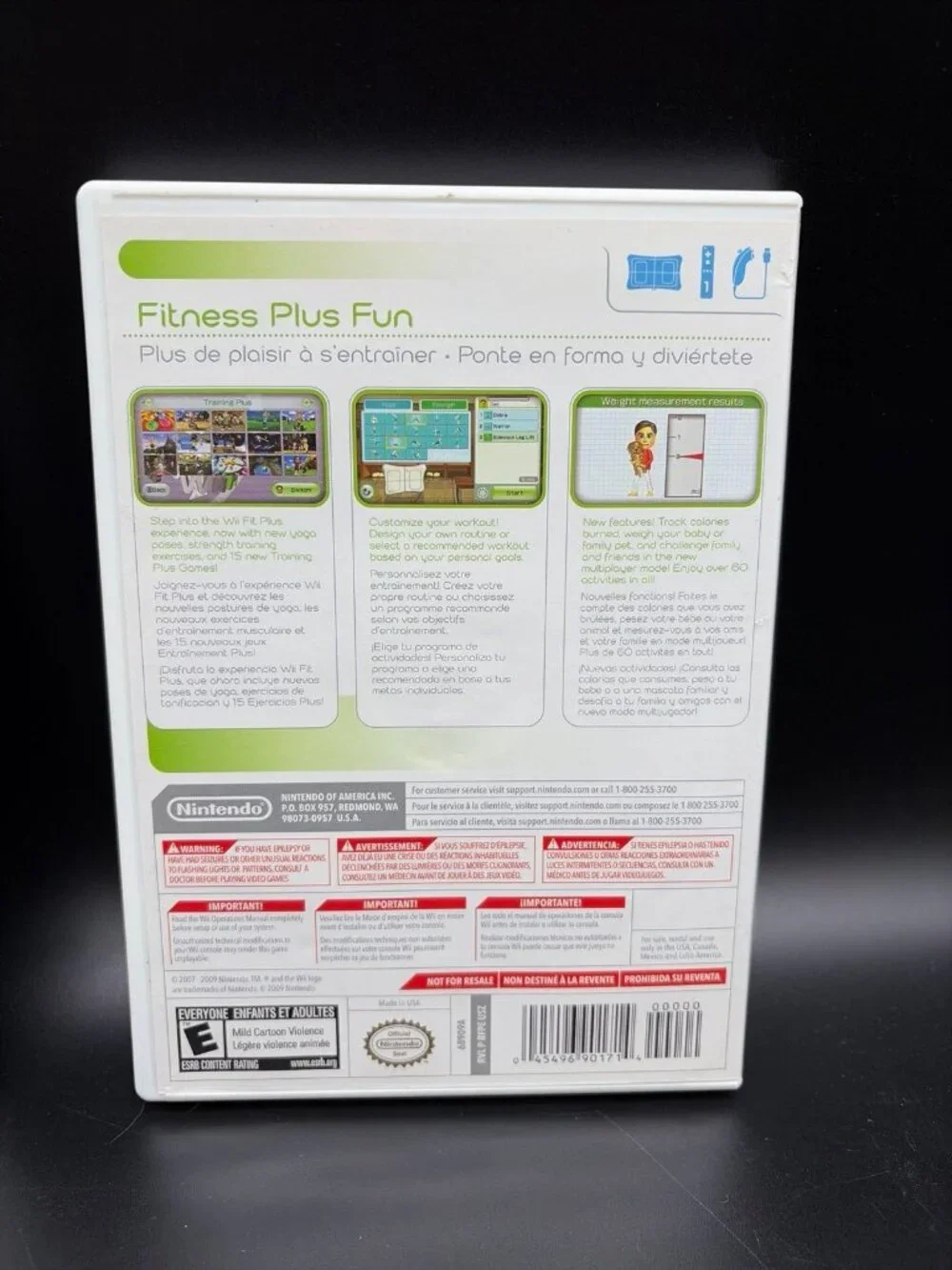 Wii Fit Plus and Wii fit for Nintendo Wii Complete CIB Tested Working